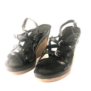 Aerosoles Women’s Black Wedge Sandals